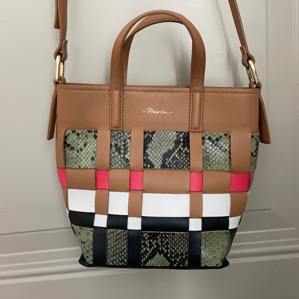 3.1 Phillip Lim Mini Odita Lattice Bucket Bag